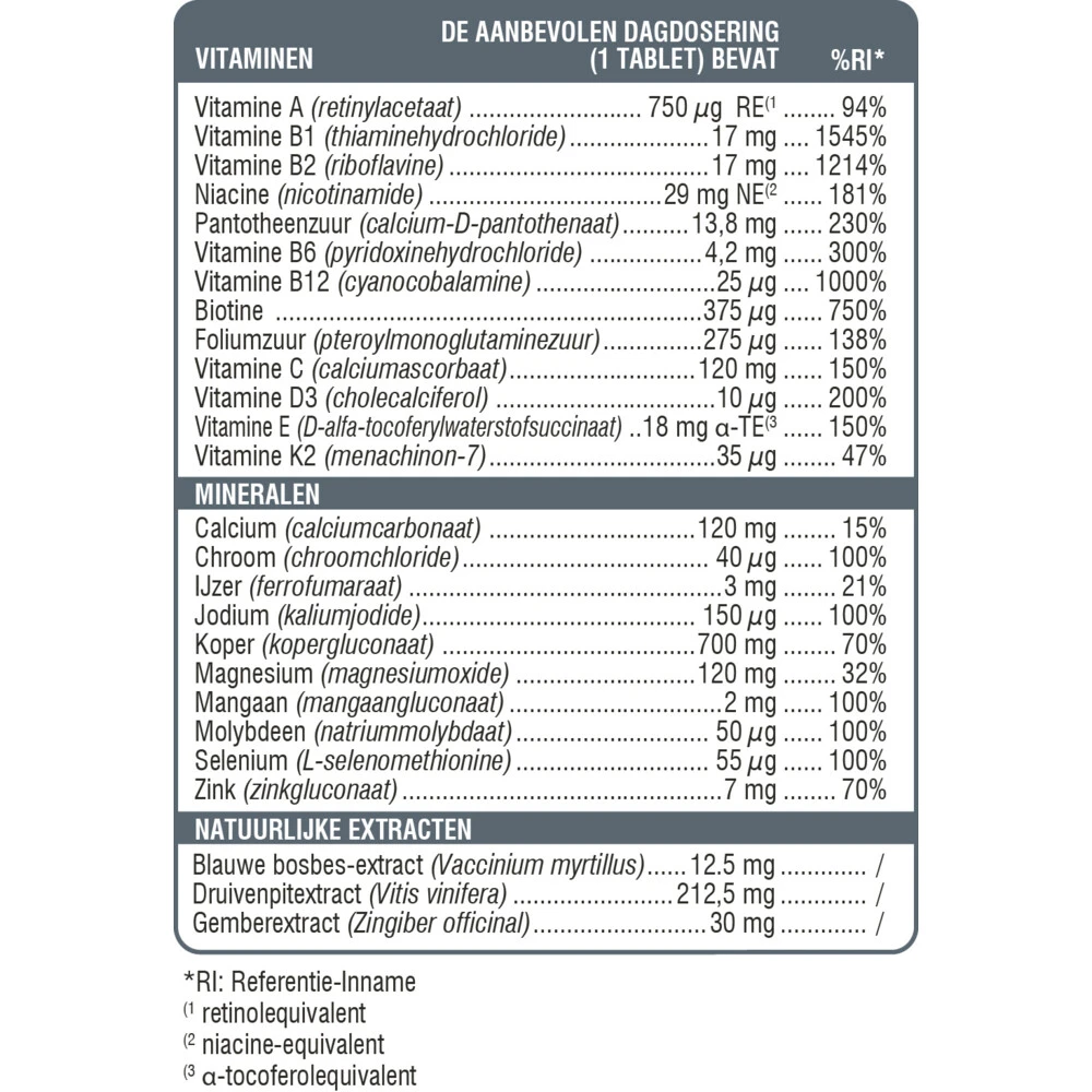 Swisse Multivitaminen Man 3 Swisse Multivitaminen Man - Afbeelding 3