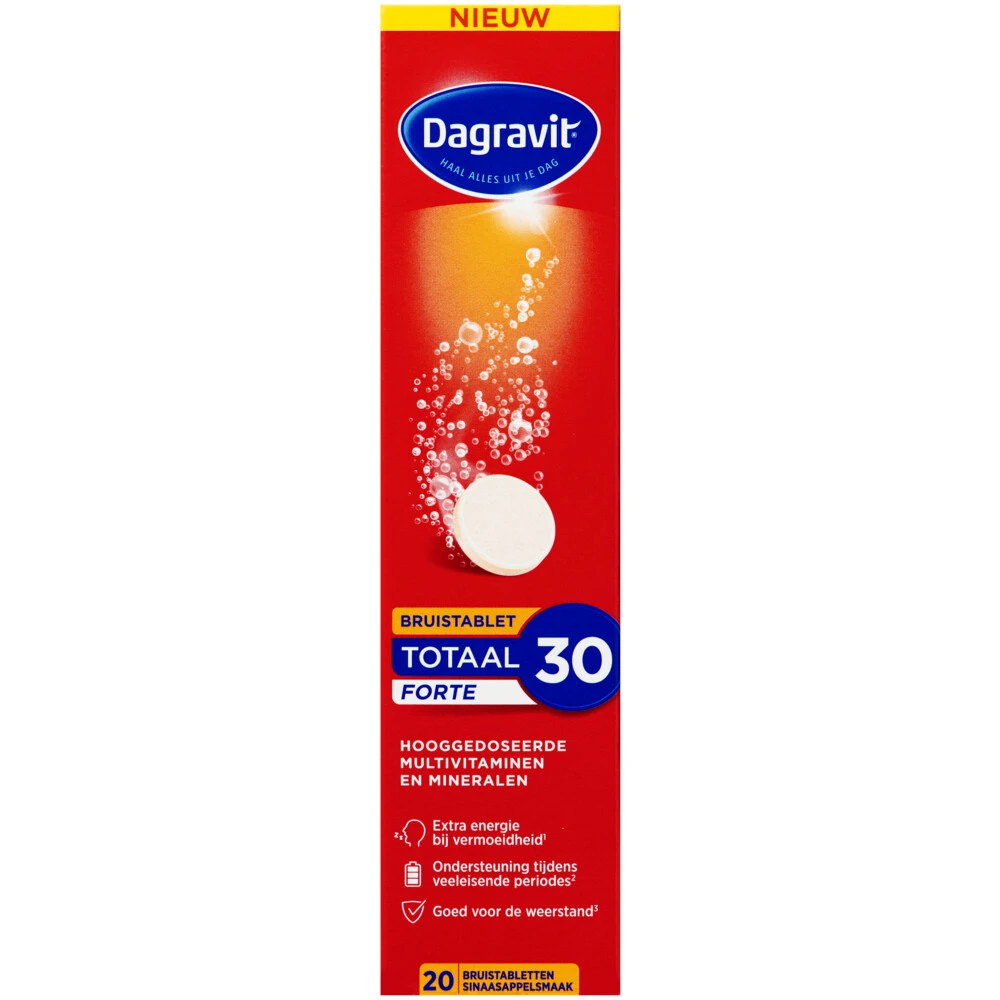 2x Dagravit Totaal 30 Forte Bruis 1 2x Dagravit Totaal 30 Forte Bruis
