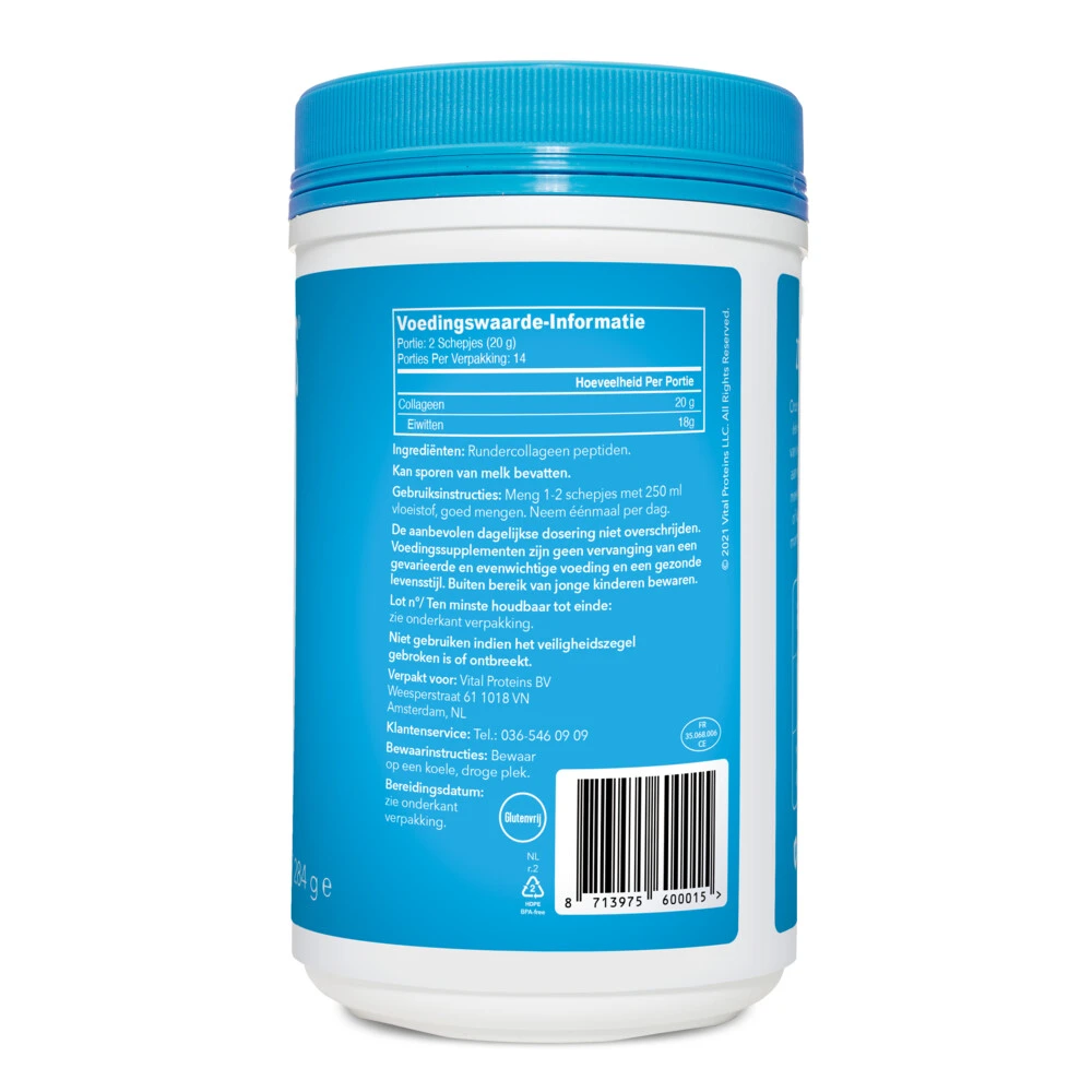 3x Vital Proteins Collageen Peptiden 3 3x Vital Proteins Collageen Peptiden - Afbeelding 3