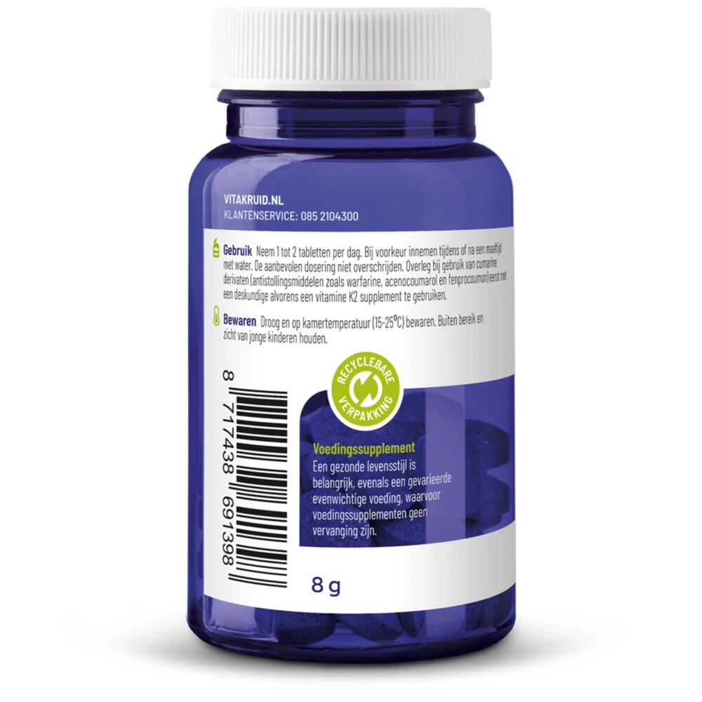 Vitakruid Vitamine K2 100 Mcg 2 Vitakruid Vitamine K2 100 Mcg - Afbeelding 2