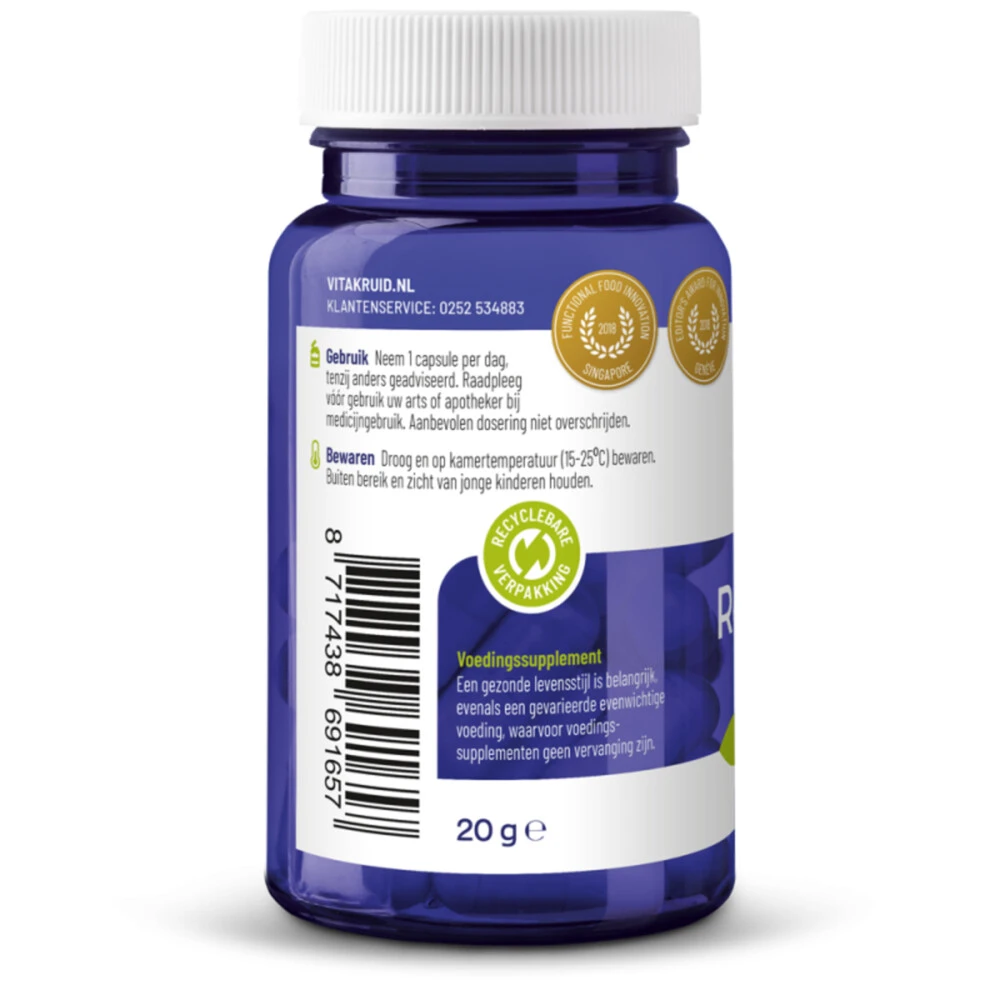 Vitakruid Resveratrol 200 Mg 2 Vitakruid Resveratrol 200 Mg - Afbeelding 2