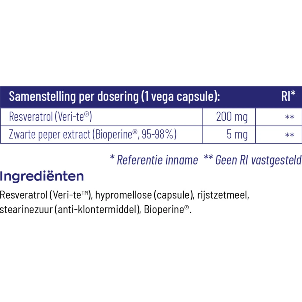 Vitakruid Resveratrol 200 Mg 5 Vitakruid Resveratrol 200 Mg - Afbeelding 5