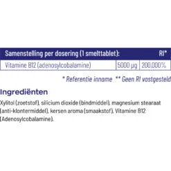 Vitakruid B12 Adenosyl 5000 Mcg -Health Plus Verkoop 1024017 4
