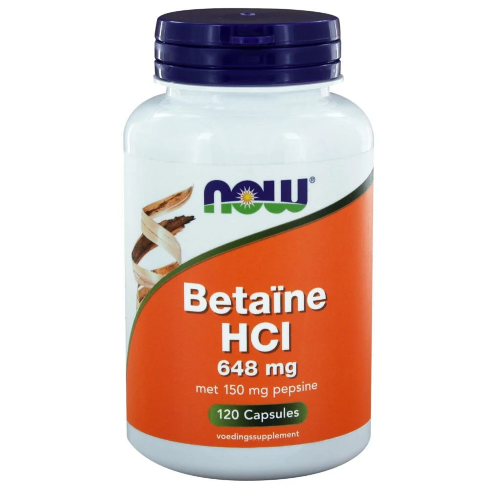 NOW Betaine Hci 648 Mg 1 NOW Betaine Hci 648 Mg