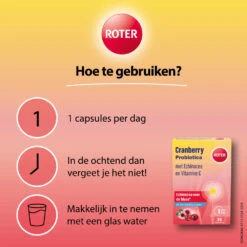 Roter Cranberry & Probiotica 7 Roter Cranberry & Probiotica -Health Plus Verkoop 1030058 4