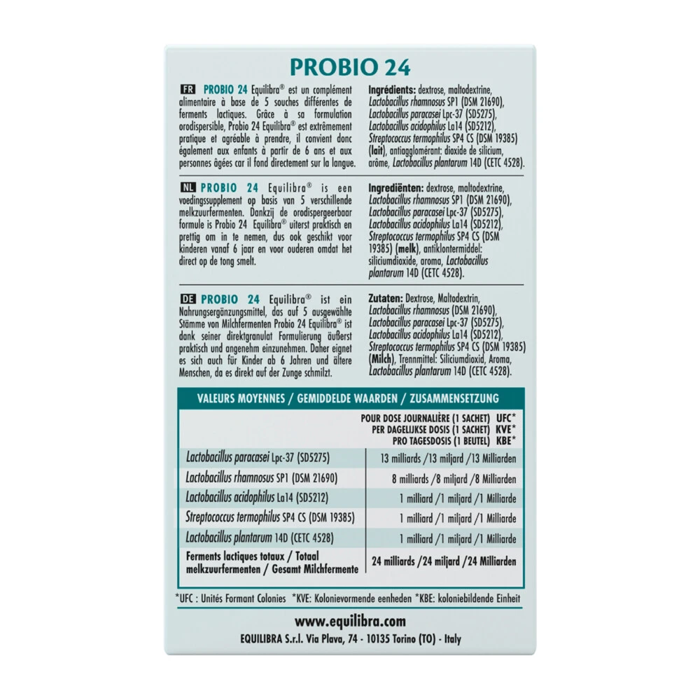 Equilibra 24 Billions Probiotics 3 Equilibra 24 Billions Probiotics - Afbeelding 3