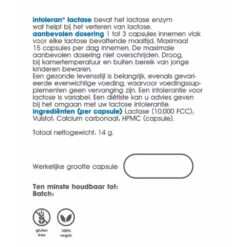 Intoleran Lactase 10.000 -Health Plus Verkoop 1036723 3
