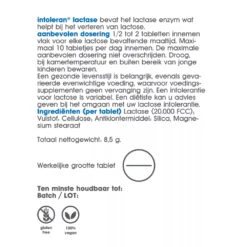 Intoleran Lactase 20.000 -Health Plus Verkoop 1036742 3
