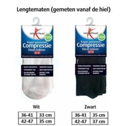 Lucovitaal Compressie Steun Sokken Zwart Maat 42-47 -Health Plus Verkoop 1039163 3