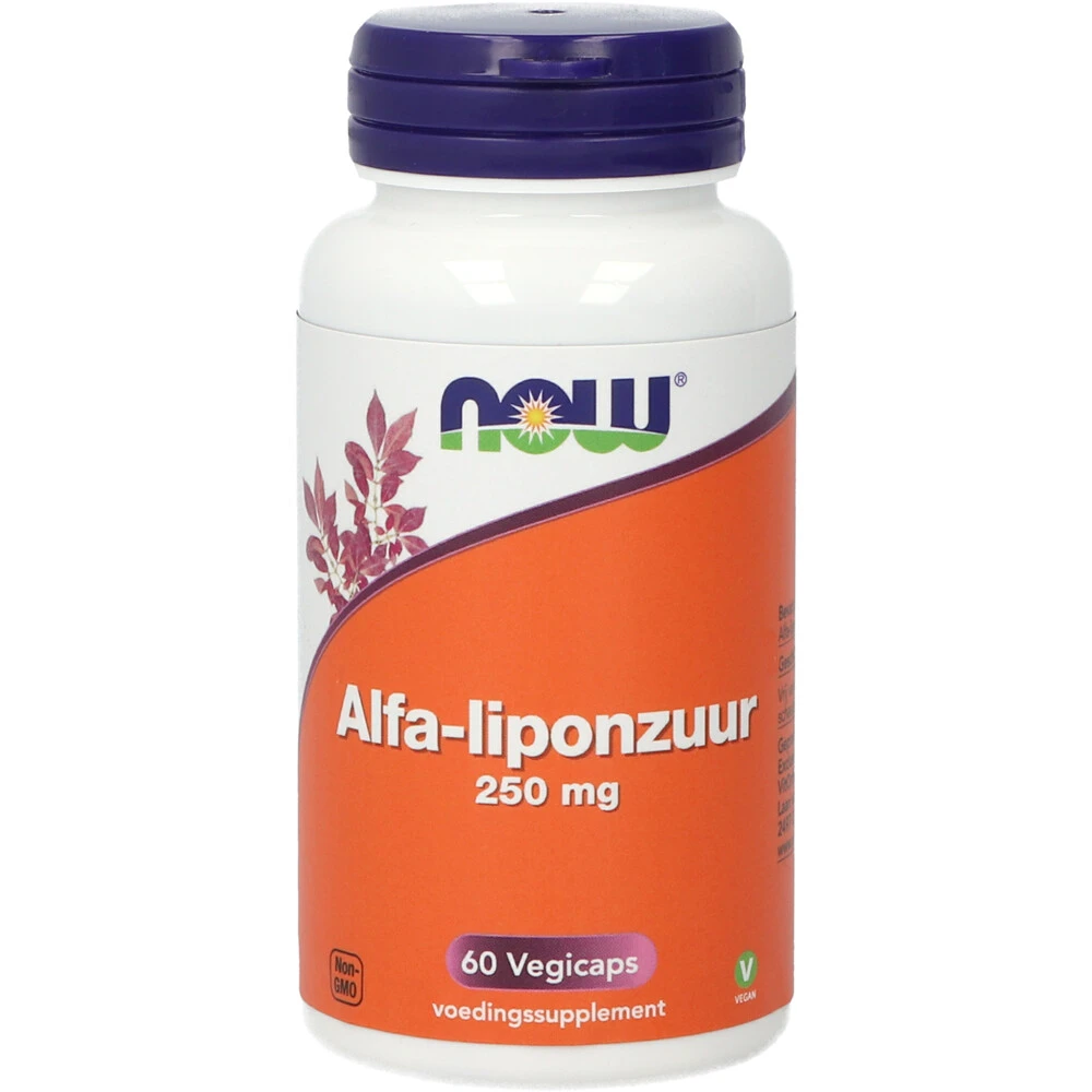 NOW Alfa-liponzuur 250 Mg 2 NOW Alfa-liponzuur 250 Mg - Afbeelding 2