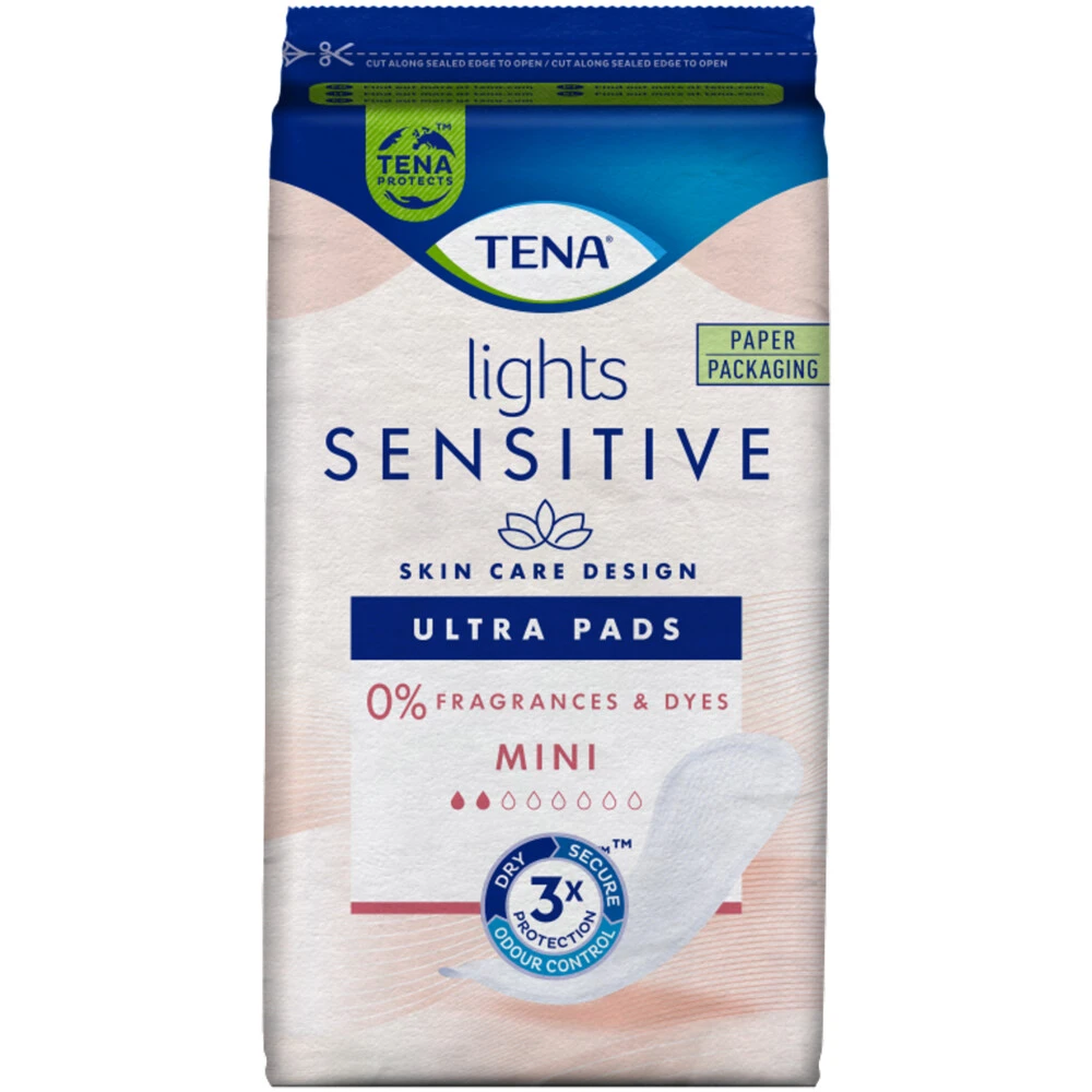 3x TENA Lights Sensitive Ultra Pads Mini 2 3x TENA Lights Sensitive Ultra Pads Mini - Afbeelding 2