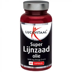 3x Lucovitaal Super Lijnzaad Olie 1000 Mg Omega 3-6-9