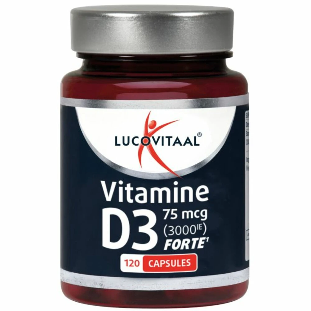 Lucovitaal Vitamine D3 D3 75mcg (3000IE) Forte 2 Lucovitaal Vitamine D3 D3 75mcg (3000IE) Forte - Afbeelding 2