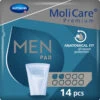 4x Molicare Premium Men Pad 2 Druppels 330 Ml Absorptie
