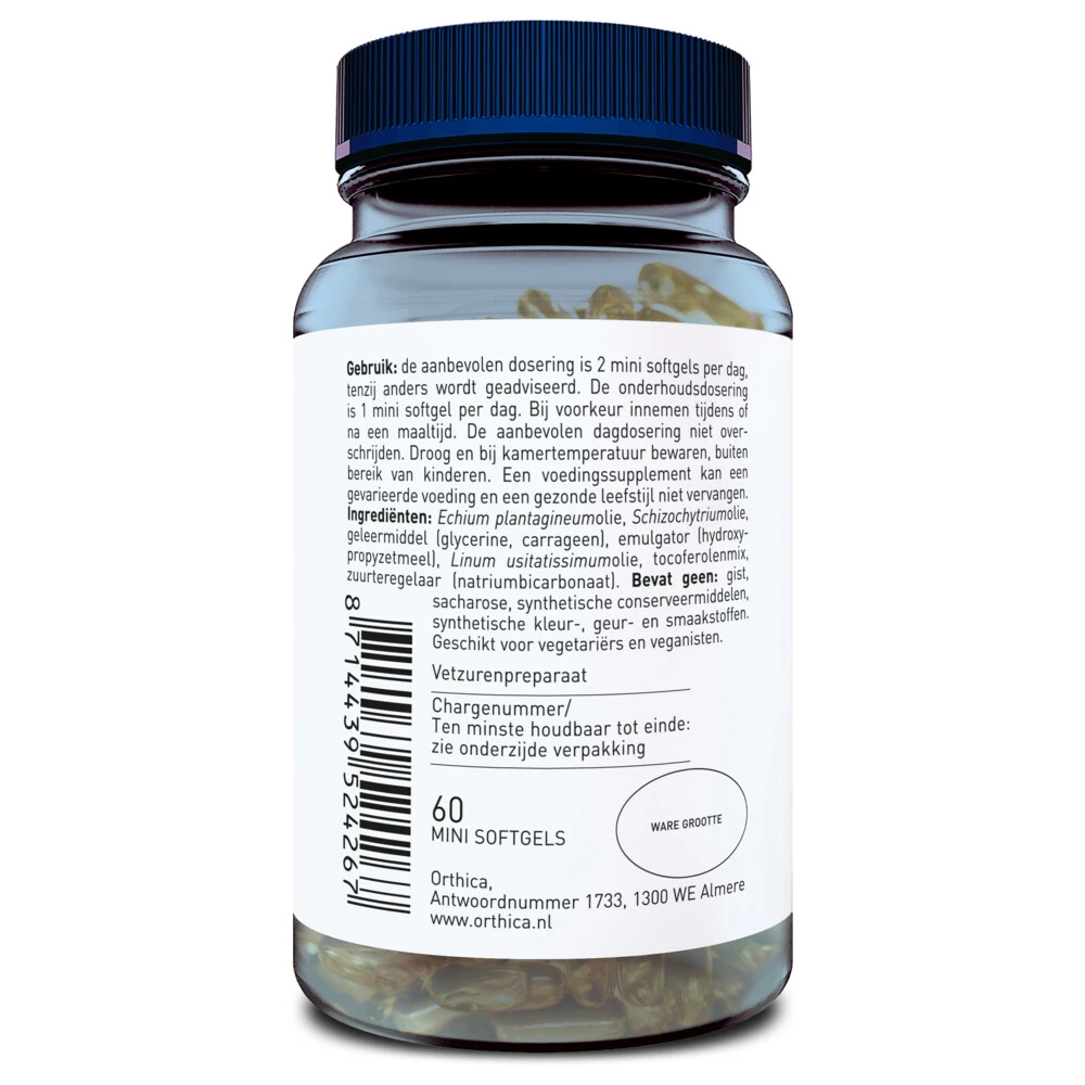 2x Orthica Omega 3 Vegan 3 2x Orthica Omega 3 Vegan - Afbeelding 3