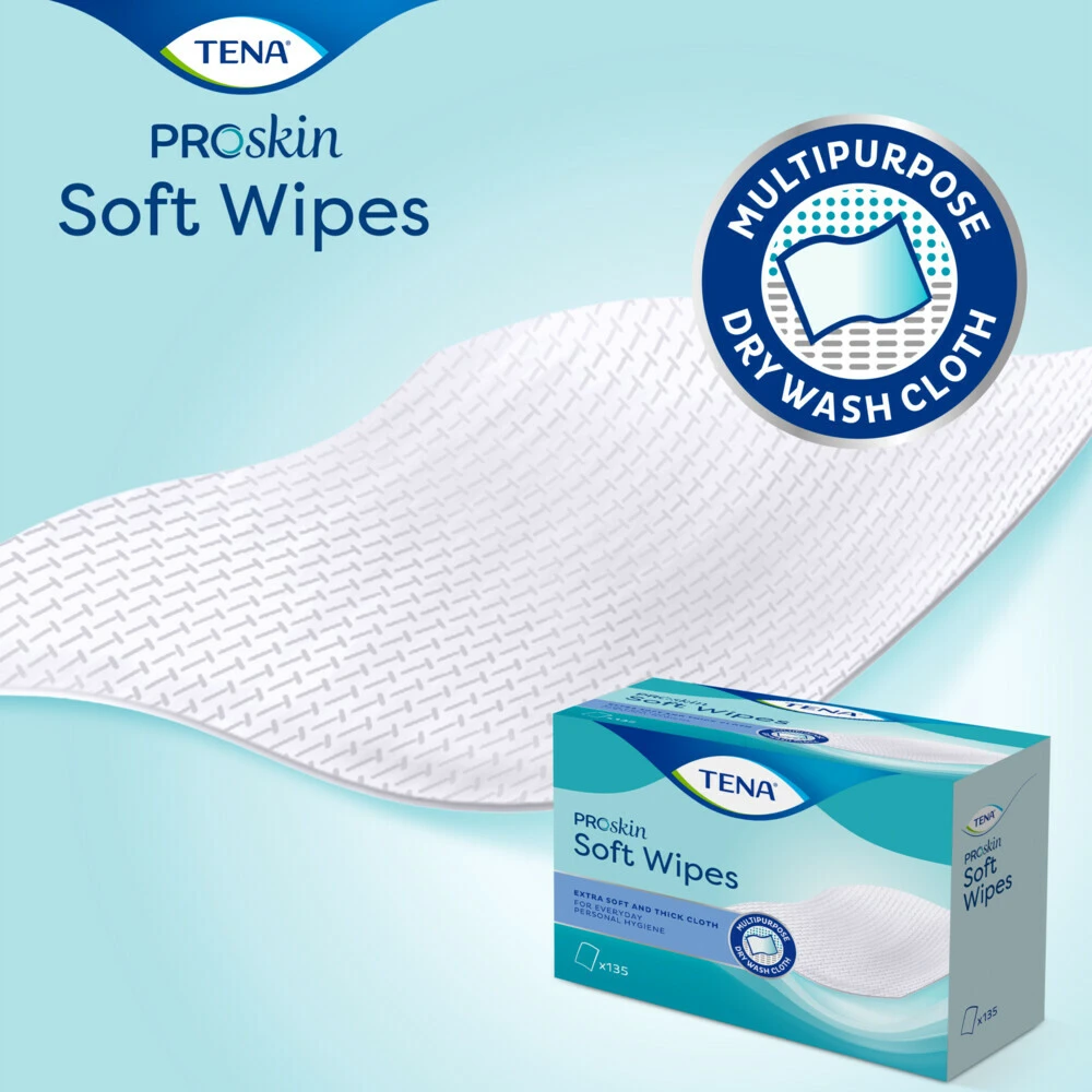 TENA Soft Wipe 30x32cm 4 TENA Soft Wipe 30x32cm - Afbeelding 4