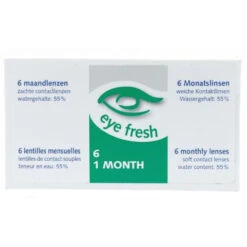 Eye Fresh Zachte Maandlenzen 6-pack -1,75