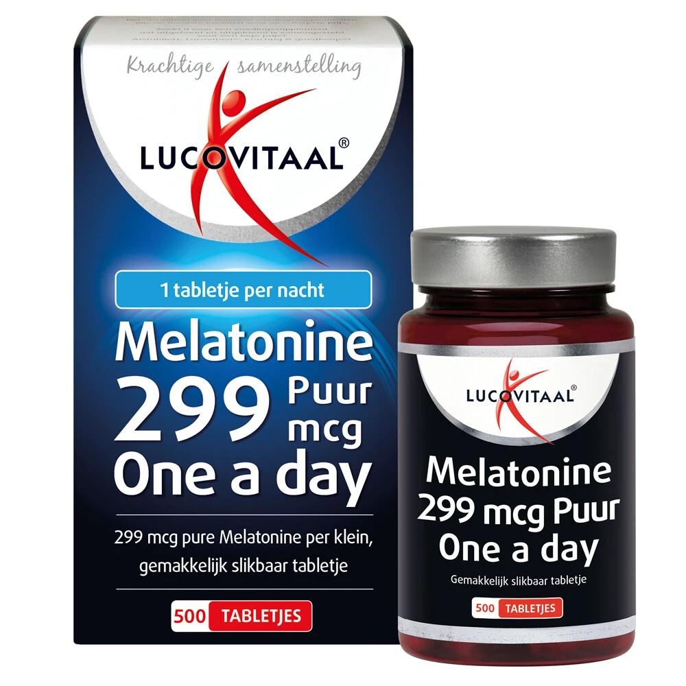 Lucovitaal Melatonine Puur 0.299mg 4 Lucovitaal Melatonine Puur 0.299mg - Afbeelding 4