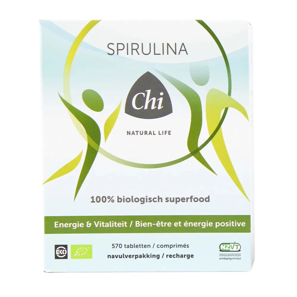 Chi Natural Life Bio Spirulina 500 Mg Navulling 1 Chi Natural Life Bio Spirulina 500 Mg Navulling