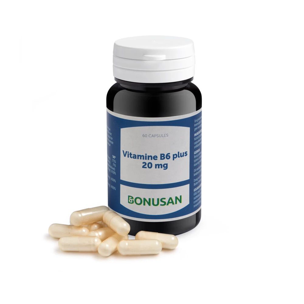 Bonusan Vitamine B6 Plus 20mg 2 Bonusan Vitamine B6 Plus 20mg - Afbeelding 2