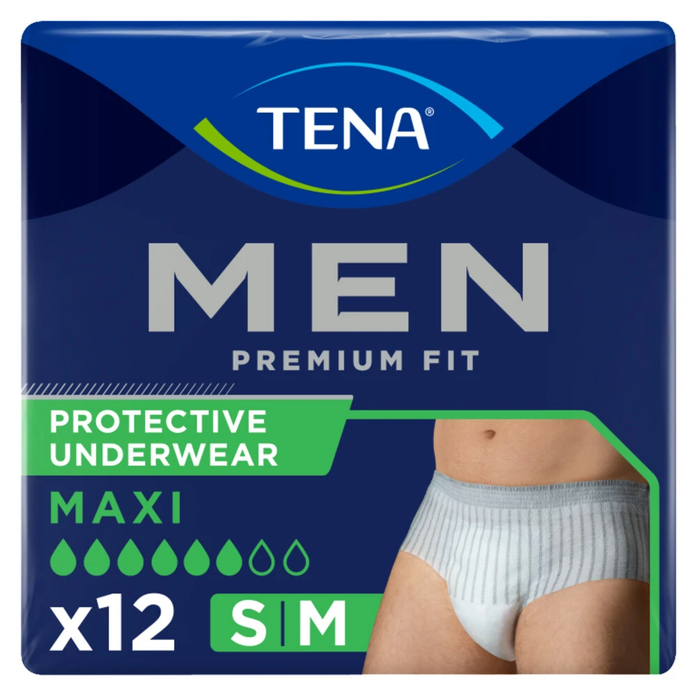 TENA Men Premium Fit Maxi Small - Medium 1 TENA Men Premium Fit Maxi Small - Medium