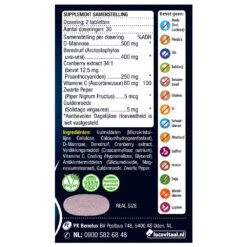 3x Lucovitaal D-Mannose Cranberry Blaasfunctie -Health Plus Verkoop 996841 3