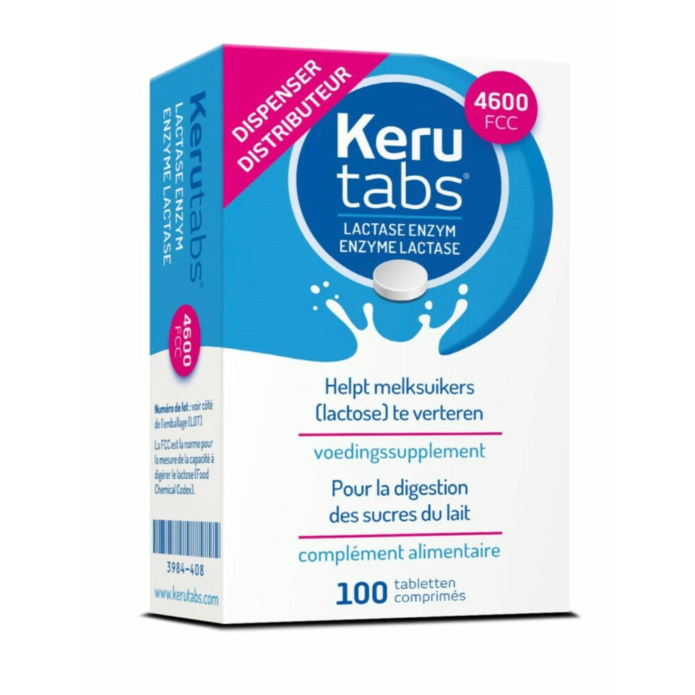 Kerutabs Lactase Enzym 4600 FCC 1 Kerutabs Lactase Enzym 4600 FCC